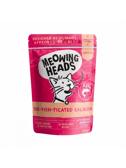 Meowing Heads So-fish-ticated Σολομός 100g